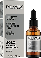 Face & Neck Serum - Revox Just Marine Collagen + HA Algae Solution — photo N9