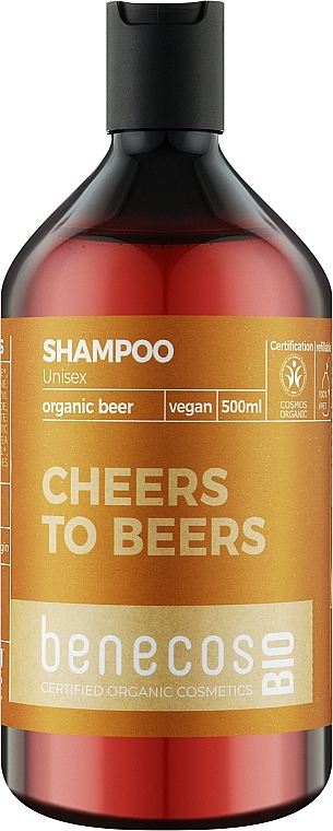 Shampoo - Benecos Unisex Organic Beer Shampoo — photo N1