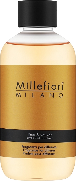Fragrance Diffuser Refill - Millefiori Milano Natural Lime & Vetiver Diffuser Refill — photo N1