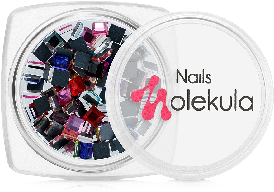 Nail Crystals, square - Nails Molekula  — photo N1