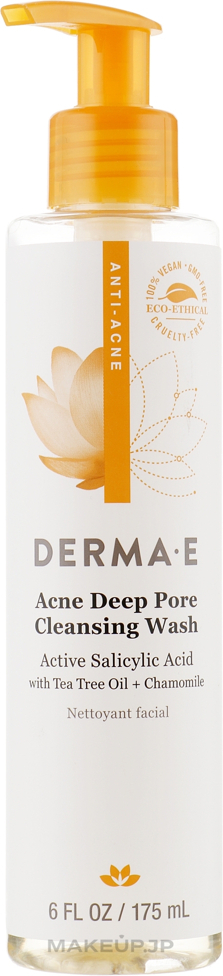 Anti-Acne Facial Cleanser - Derma E Acne Deep Pore Cleansing Wash — photo 175 ml