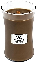 Fragrances, Perfumes, Cosmetics Scented Candle in Glass - WoodWick Hourglass Candle Amber & Incense