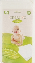 Baby Cotton Pads, 60 pcs - Corman Organyc Sweet Caress Baby Cotton Nursing Pads — photo N1
