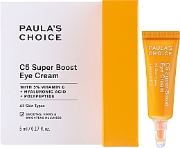 Concentrated Eye Cream with Vitamin C - Paula's Choice C5 Super Boost Eye Cream Travel Size — photo N2