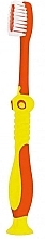 Dino Soft Toothbrush M66, orange-yellow - Mattes Rebi-Dental Dino Tothbrush — photo N8