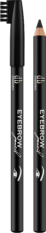 Brow Pencil with Brush - Dark Blue Cosmetics Eyebrow Pencil — photo N4