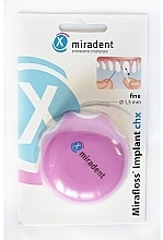 Fragrances, Perfumes, Cosmetics Dental Floss - Miradent Mirafloss Implant CHX 50