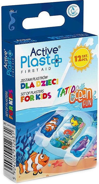 キッズパッチセット - Ntrade Active Plast Tattoo Ocean Fun	 — photo N1