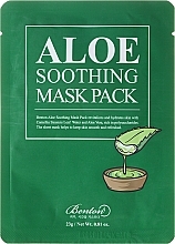 Moisturizing Face Mask - Benton Aloe Soothing Mask Pack — photo N1