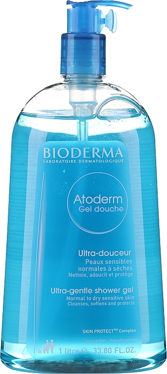 Dry & Sensitive Skin Shower Gel - Bioderma Atoderm Gentle Shower Gel — photo N4