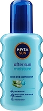 Moisturizing After-Sun Spray with Organic Aloe Vera and Hyaluronic Acid - Nivea Sun After Sun Moisture 48H — photo N1