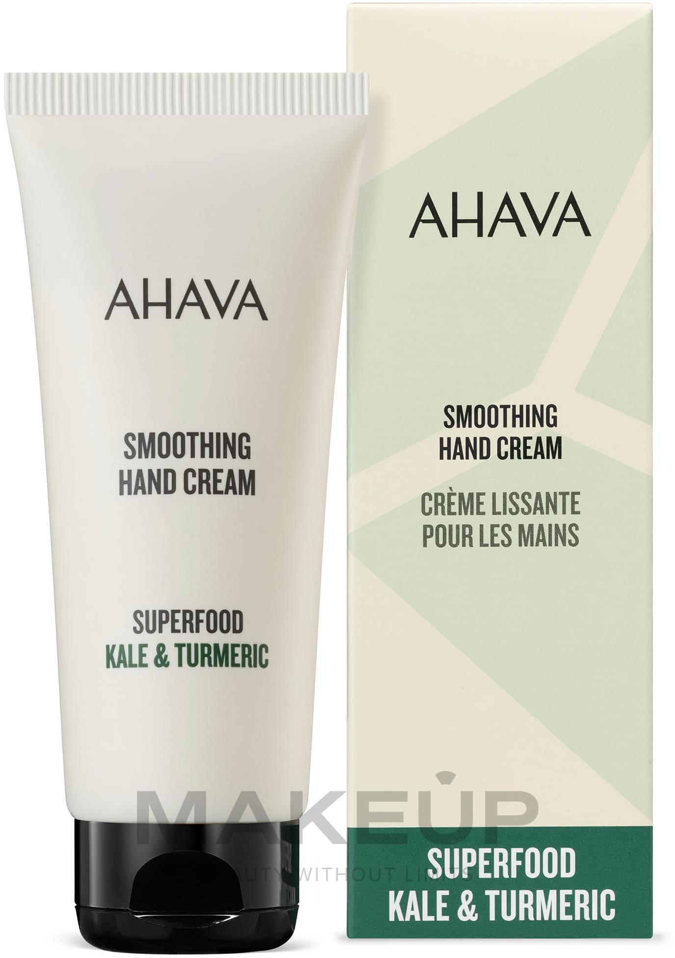 Smoothing Hand Cream - Ahava Superfood Kale & Turmeric Smoothing Hand Cream — photo 100 ml