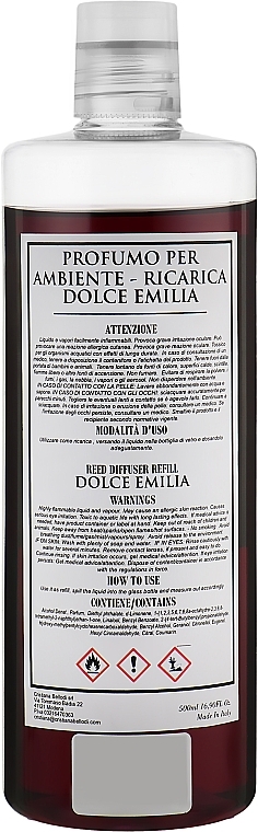 Reed Diffuser Refill "Dolche Emilia" - Cristiana Bellodi — photo N2