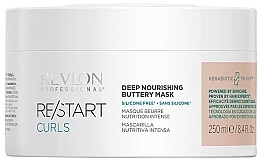 Fragrances, Perfumes, Cosmetics Nourishing Mask for Curly Hair - Revlon Professional ReStart Curls Deep Nourishing Buttery Mask