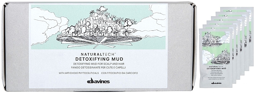 Cleansing Detoxifying Mask - Davines Detoxifying EDR Mud — photo N1