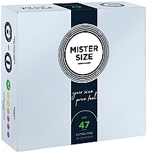 Fragrances, Perfumes, Cosmetics Latex Condoms, size 47, 36 pcs - Mister Size Extra Fine Condoms