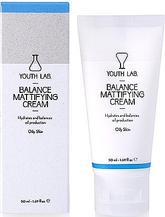 Balance Mattifying Face Cream - Youth Lab. Balance Mattifying Cream — photo N1