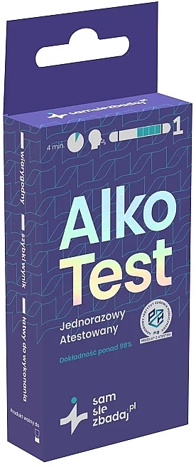 Disposable Breathalyzer - Samsiezbadaj Alko Test — photo N1