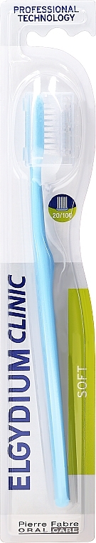 Preventive Protective Toothbrush 20/100, light blue - Elgydium Clinic 20/100 — photo N3