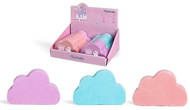 Bath Bomb 'Cloud of Sweet Dreams', pink - Martinelia Sweet Dreams Cloud Bath Bomb — photo N2