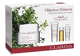 Fragrances, Perfumes, Cosmetics Set - Clarins Objective Firmness Case Edition 2021 (b/cr/200ml + b/scrub/30ml + b/oil/mini/10ml + b/lot/mini/8ml)