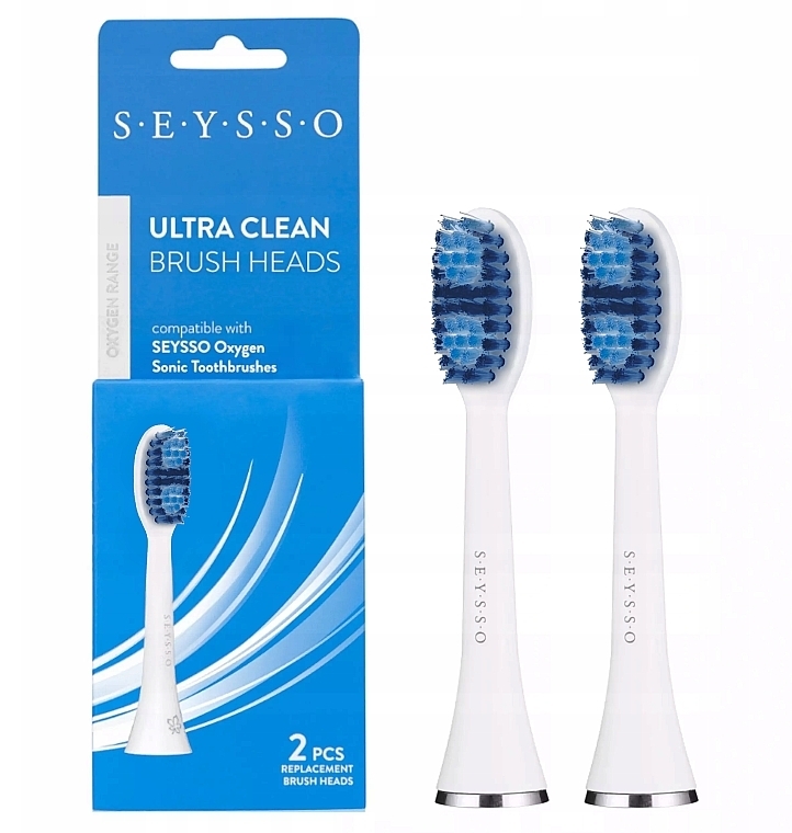 Toothbrush Head, 2 pcs - Seysso Oxygen Ultra Clean — photo N1