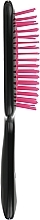 Hair Brush, black with pink teeth - Kodi Professional Soft Touch Hairbrush — photo N3