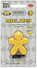 Car Air Freshener - Mr&Mrs Big Joy Vanilla Yellow Car Perfume — photo N7