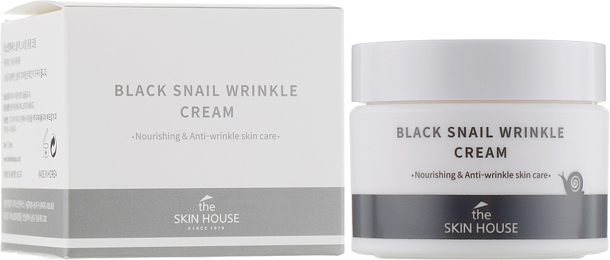 Nourishing Collagen & Black Snail Mucin Cream - The Skin House Black Snail Wrinkle Cream — photo N5