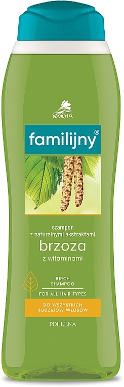 All Hair Types Shampoo - Pollena Savona Familijny Birch & Vitamins Shampoo — photo N3