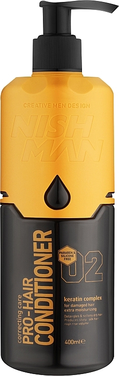 Conditioner - Nishman Pro-Hair Conditioner 02 Keratin Complex — photo N4