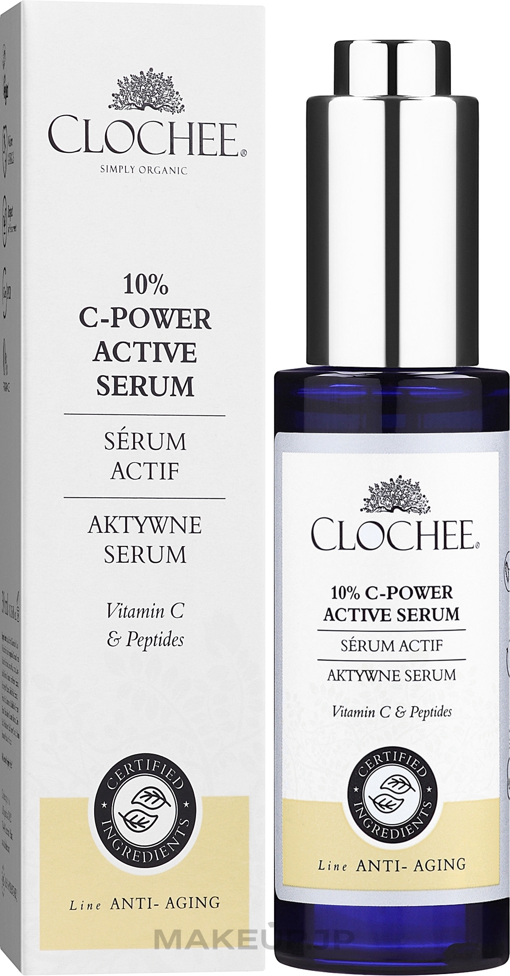 Active Face Serum - Clochee Organic 10% C-Power Active Serum — photo 30 ml