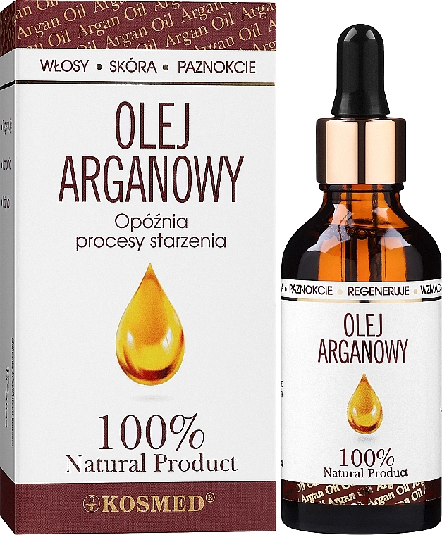 Face, Hair & Nail 100% Argan Oil - Kosmed Argan Oil — photo N2