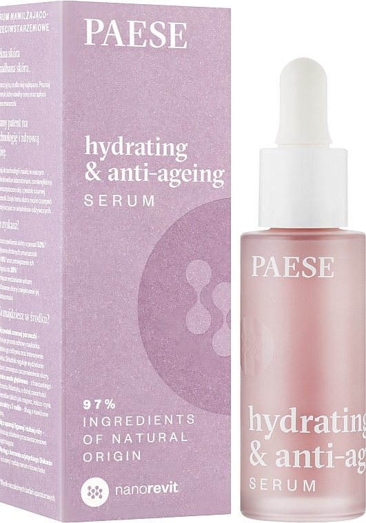 Moisturizing & Anti-Aging Serum - Paese Hydrating & Anti-Ageing Serum — photo N2