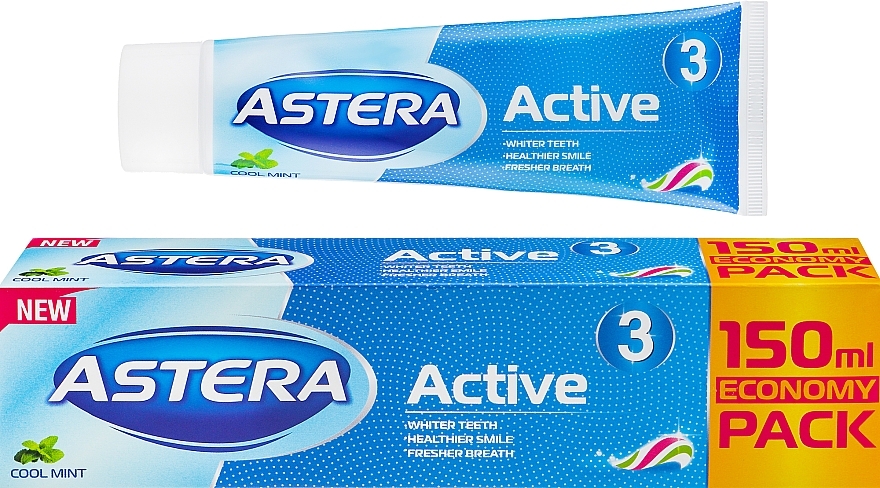 Triple Action Toothpaste - Astera Active 3 Toothpaste — photo N26
