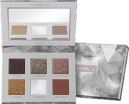 Fragrances, Perfumes, Cosmetics Eyeshadow Palette - Nabla Cutie Collection Palette Platinum