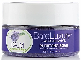 Fragrances, Perfumes, Cosmetics Lavender & Sage Hand & Foot Scrub - Morgan Taylor Bare Luxury Calm Lavender & Sage Purifying Soak