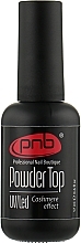 Matte Top Coat with Cashmere Effect - PNB UV/LED Powder Top — photo N16