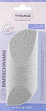 Pumice Stone, small, 3000/6 K, grey - Titania — photo N1