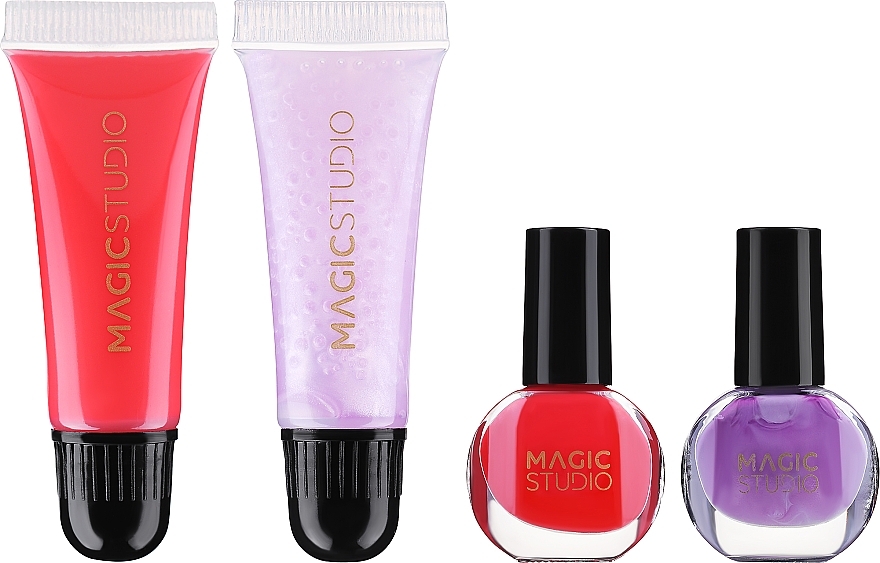 Set - Magic Studio (nail polish/2x4ml + lip gloss/2x5ml) — photo N1