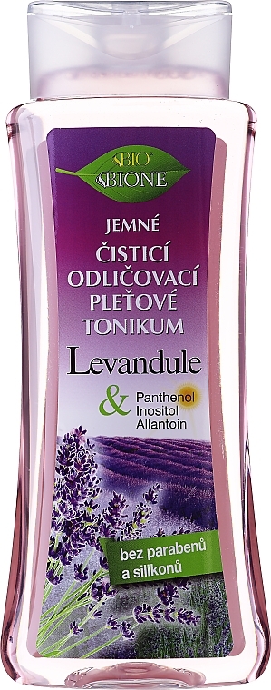 Makeup Removal Face Tonic - Bione Cosmetics Lavender Softening Cleansing Make-Up Removal Facial Tonic — photo N1