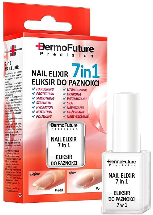 Nail Nourishing Elixir 7in1 - Dermofuture Precision Nail Elixir 7in1 — photo N1