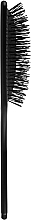 Wide Hair Brush C0265, black with hook bristles - Rapira — photo N3