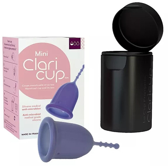 Silicone Menstrual Cup, size 0 - Claripharm Claricup Menstrual Cup — photo N4