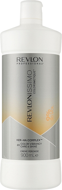 Cream Oxidant - Revlon Professional Revlonissimo Colorsmetique Cream Peroxide Ker-Ha Complex 9% 30 Vol. — photo N4