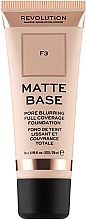 Fragrances, Perfumes, Cosmetics Foundation - Makeup Revolution Matte Base Foundation
