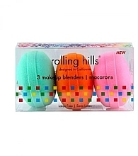 Set - Rolling Hills Makeup Blender Macarons Set (blender/3pcs) — photo N4