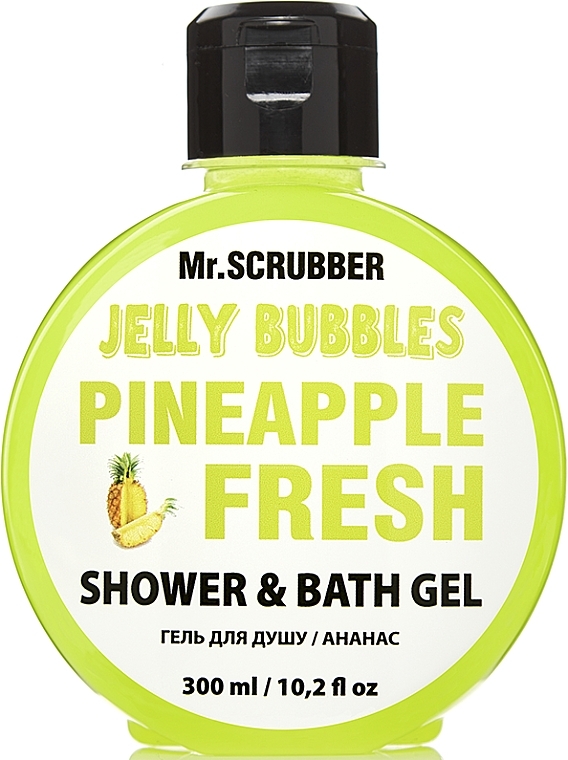 Shower Gel - Mr.Scrubber Jelly Bubbles Pineapple Shower & Bath Gel — photo N1