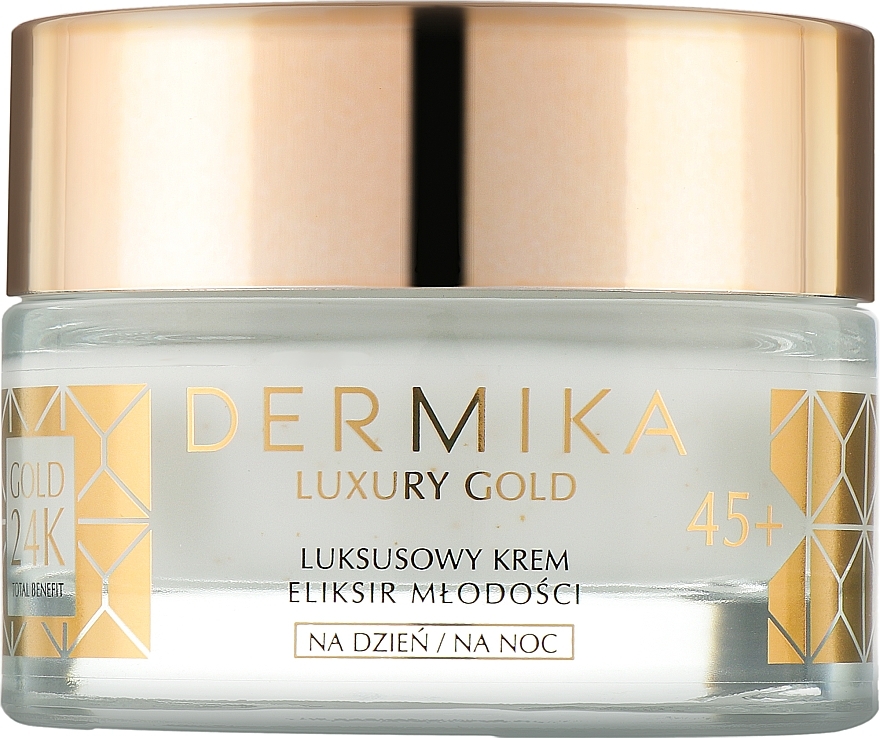 Youth Stimulant Face Cream - Dermika Gold 24K Face Cream 45+ — photo N2