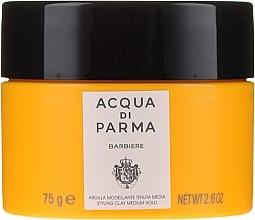 Fragrances, Perfumes, Cosmetics Medium Hold Modeling Hair Clay - Acqua Di Parma Barbiere The Styling Clay Medium Hold